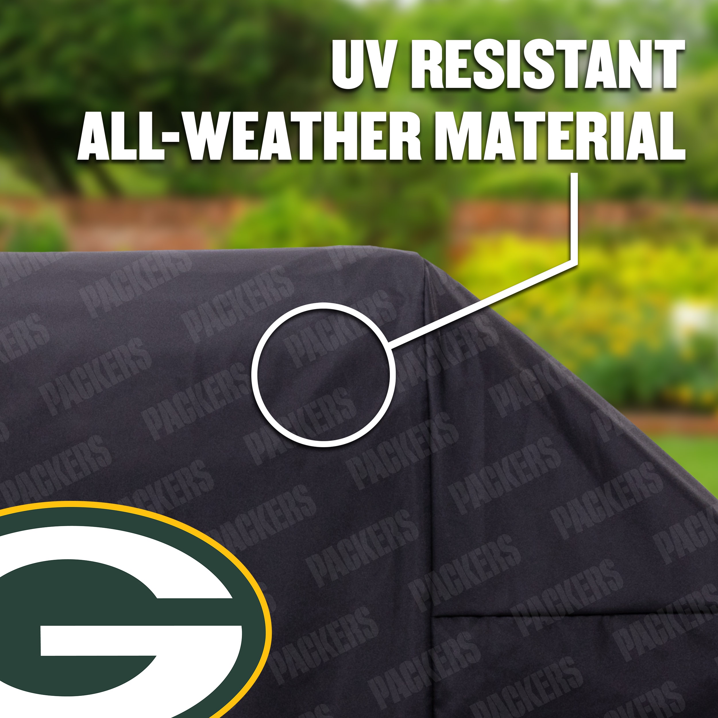Green Bay Packers Heavy Duty Grill Cover