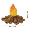 thumbnail image 2 of BESTYASH Model Mini Campfire 4Set Resin Miniature Fire Model for General Users Micro Landscape Decoration, 2 of 5
