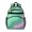 Green and Purple Marble Pattern, variant on Green and Purple Marble Pattern Cute School Backpack Bag for School with Padded Back and Adjustable Shoulder Straps 15.25"x11.5"x5.25"