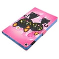 thumbnail image 5 of Folio Case for All-New Amazon Fire HD 8 Tablet (8th/7th/6th/5th Generation, 2018/2017/2016/2015 Release), Allytech Smart Book Style Stand Cover Full Body Protective Case Cover, Two Cats, 5 of 10