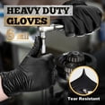 thumbnail image 2 of Guantes desechables de nitrilo TitanFlex, resistentes, negros, 6 mil 100, 2 of 9