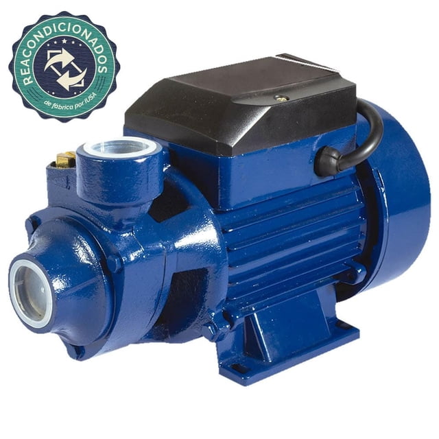 Bomba Periférica Primo, 1/2 HP, 120 V., Reacondicionada azul