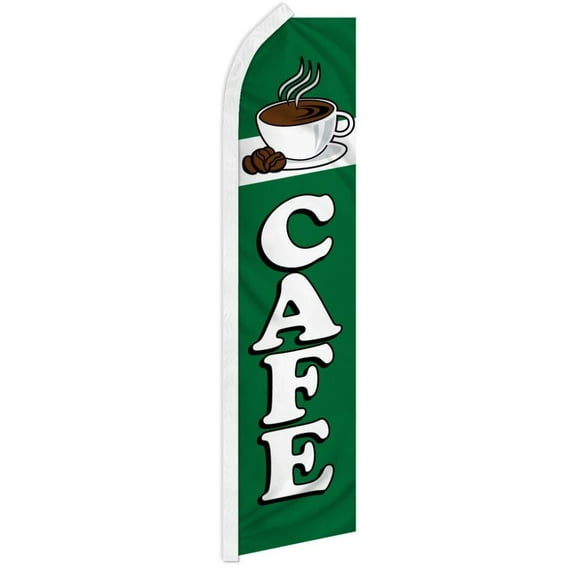 Cafe (Green) Super Flag