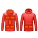 thumbnail image 1 of Fiudx Chaqueta Térmica de Invierno, Sistema de Calefacción de 8 Zonas, Función de Masaje Vibratorio, Ideal para Actividades Al Aire Libre, Esquí, Pesca, Equitación, Diseño con Capucha, Eficiencia Ene, 1 of 5