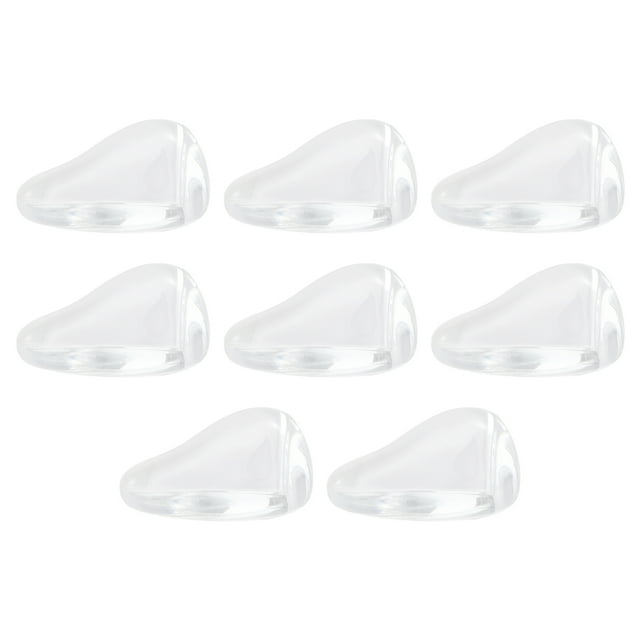 Protecteurs d'Angle, Lot de 12 20x20x36 mm - Protecteurs de Bords Guards, Pare-Chocs d'Angle de Table en Forme de Goutte (Transparents). un Ensemble de Protecteurs d'Angle en PVC transparent avec une Conception en Forme de Goutte, Offrant une Résistance aux Impacts et une Flexibilité. Ces Pare-Chocs Doux et Transparents s'Agencent de Façon Fluide avec les Meubles, Offrant une Sécurité pour les tables, Armoires, Comptoirs et Étagères. Chaque Protecteur Mesure 20x20x36 mm et