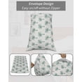 thumbnail image 6 of Green Palm Trees Body Pillow Case Cover - Microfiber Bed Throw Pillow Covers, Country Summer Botanical Tropical Plants Decorative Lumbar Pillow Cover with Envelope Closure for Sofa/Travel 20"x54", 6 of 6