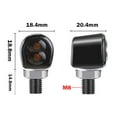 thumbnail image 4 of 2X LED Motorcycle Turn Signals Indicator Amber Blinker Light Lamp, 4 of 6