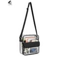 thumbnail image 2 of PULLIMORE 2 Packs Clear Crossbody Purse Bag Waterproof Clear Crossbody Bag Transparent Crossbody Purse for Concerts Festivals Sports Events, 2 of 9