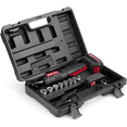 thumbnail image 2 of Eastvolt 12V Cordless Electric Ratchet Wrench Set, 3/8" Electric Ratchet with 7-Piece Metric Sockets and 1/4" Adaptor, 2 of 3