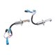 thumbnail image 4 of 2 uds H4 bombilla de faro 35W 8000K 4000LM lámpara frontal de Color azul claro cuerpo de Metal de doble haz, 4 of 12
