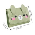 thumbnail image 4 of HJQEQVD Rabbit Coin Purse Small Wallets for Girls Kids Cute Rabbit Slim Bifold Wallet Cash Pocket Card Holder Coin Purse for Women Cute Rabbit Shoulder Messenger Bag Mini Cartoon Baby Purse, 4 of 4