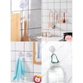 thumbnail image 2 of Suction Cup Hooks Large Clear Reusable Heavy Duty Hanger Christmas Wreath Hangers Strong Hooks for Bathroom 、Kitchen、Window、Glass and All Smooth Surface Inside and Outside…… (L-8PACKS), 2 of 5