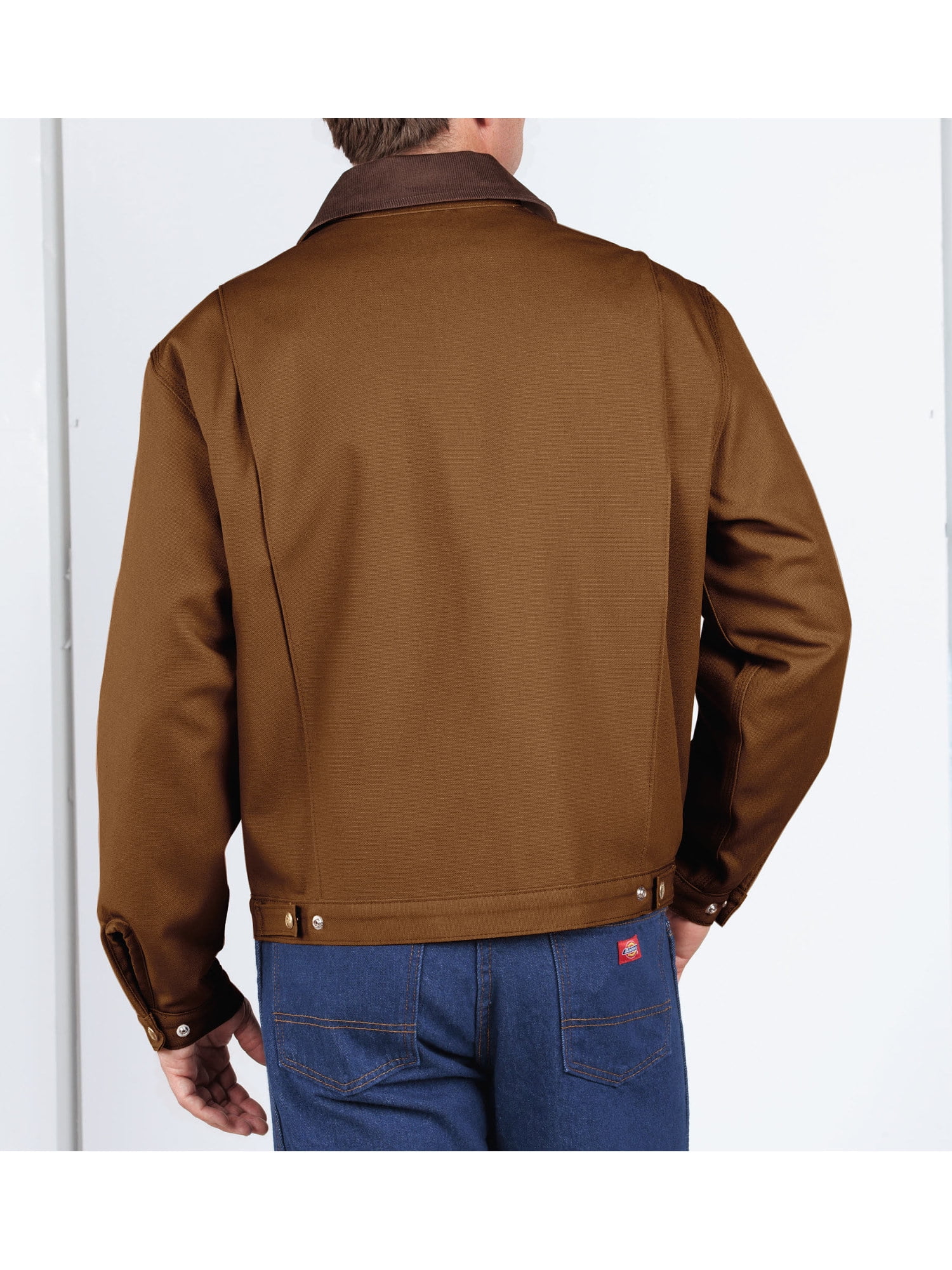 dickies men's rigid duck blanket lined jacket