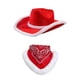 thumbnail image 5 of 3 Sombreros De Vaquero Navideños Para Mujeres Y Hombres, Moda Con Bandana Para Juegos De Rol Nupciales, Estilo B, 5 of 8