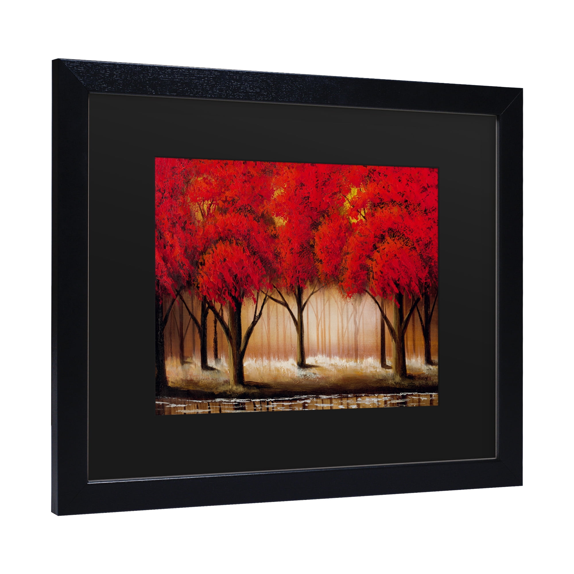 Trademark Fine Art 'Parade of Red Trees II' Canvas Art by Masters Fine Art