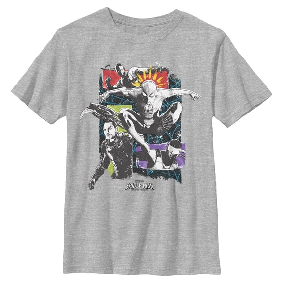 Boys Marvel: Spider-Man: Brand New Day Action Poses Collage T Shirt