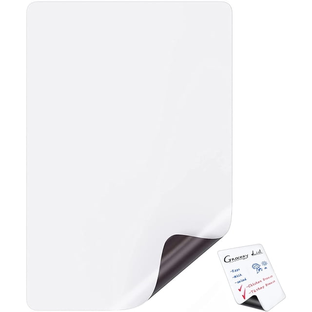 Creative Hub, pizarra magnética autoadhesiva de borrado en seco para corte personalizado, película PET ecológica que garantiza durabilidad y facilidad de uso, perfecta para planificar comidas y tomar