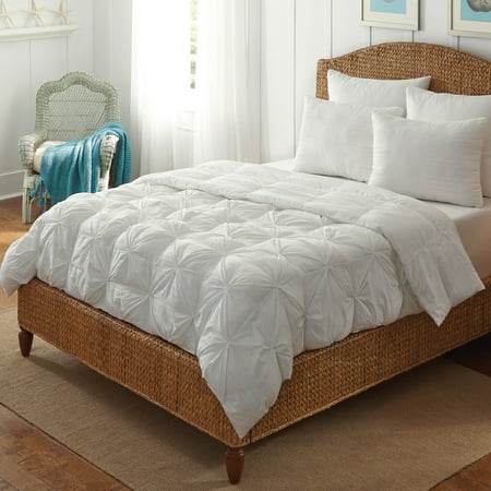Rio Home Fasshions White Pintuck Tufted All Season Down Alternative Comforter