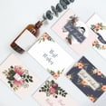 thumbnail image 4 of Cqxid Greeting Card Under $5 Flower Series BEST WISHES Greeting Card Festival Common Greeting Card Message Card, 4 of 5