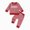 fall winter outfits-Red, variant on TOWED22 Toddler Baby Boys Fall Clothes Set Stripe Embroidery Long Sleeve Sweatshirt Pullover Tops & Pants Outfits(Blazer,18-24 M)