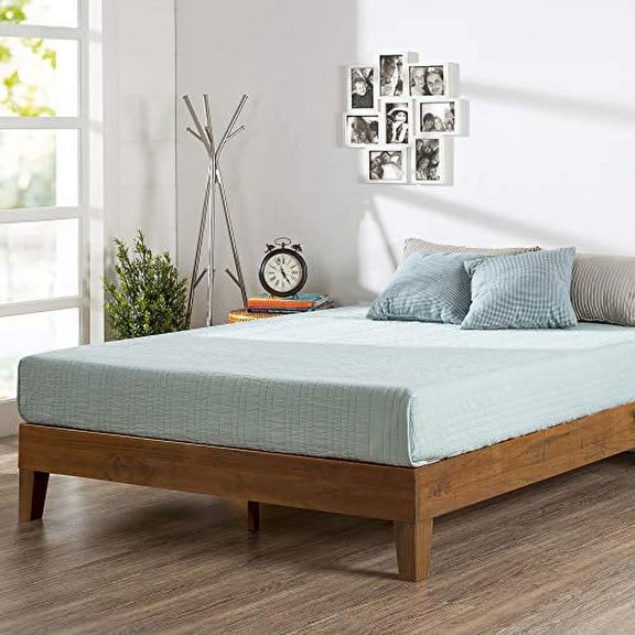 Zinus Alexis 12 inch Deluxe Wood Platform Bed Frame