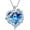 21-Alphabet U, variant on Initial Necklace for Women 925 Sterling Silver Heart Rose Initial Letter Necklaces Jewelry Mothers Day Christmas Birthday Gifts