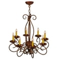 thumbnail image 4 of Meyda Tiffany 142864 Elisha 8 Light 26" Wide Taper Candle Style Chandelier - Custom, 4 of 6