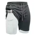 thumbnail image 1 of Gimnasio Short Con Licra Deportiva 2 En 1 Hombre Correr, 1 of 8