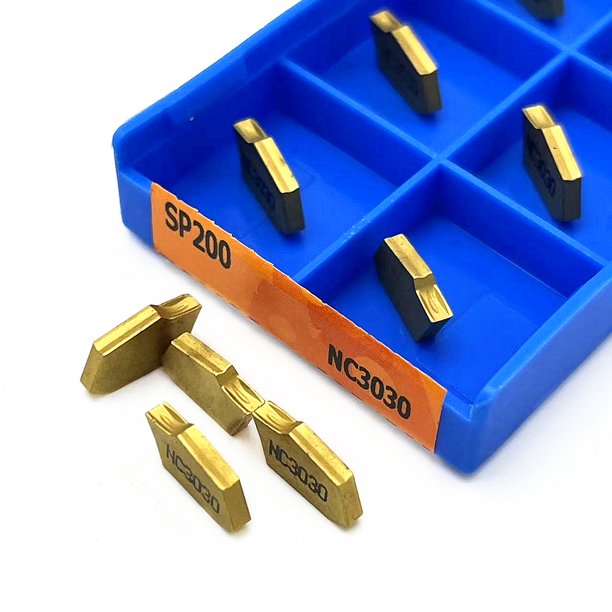 Insertos de ranurado de máquina herramienta SP200 SP300 SP400 PC9030 NC3020 NC3030 insertos de carburo de ranurado SP 300 herramientas de torno inserto de torneado