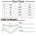 thumbnail image 2 of Jwputqe&nbsp;Briefs for women,Womens Briefs Underwear,Breathable,Fitted,Solid,Elastic Waist,Polyester，Cotton,Spandex,Red,XS, 2 of 3