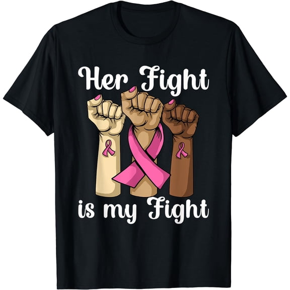 Breast Cancer Shirts Women Awareness Family Support Squad T-Shirt
