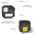 thumbnail image 3 of SereneLife PSLBRP4 - Sonic Bird & Bat Pest Repeller, Outdoor Electronic Motion Detector Alert Sensor, 3 of 4