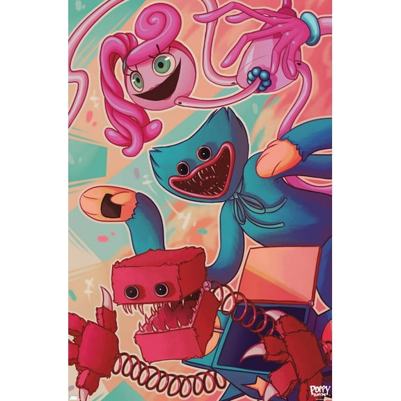 Poppy Playtime - Big Three Wall Poster, 22.375" x 34"