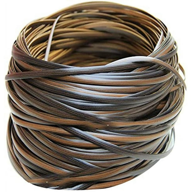 1 rollo de sillas de mimbre de plástico de imitación de ratán, material de bricolaje, accesorios para muebles