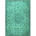 thumbnail image 1 of Ahgly Company Indoor Rectangle Persian Turquoise Blue Traditional Area Rugs, 5' x 8', 1 of 4