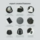 thumbnail image 5 of Mochila para pañales Huggies Sunshine Pack de piel vegana gris oscuro, 5 of 5