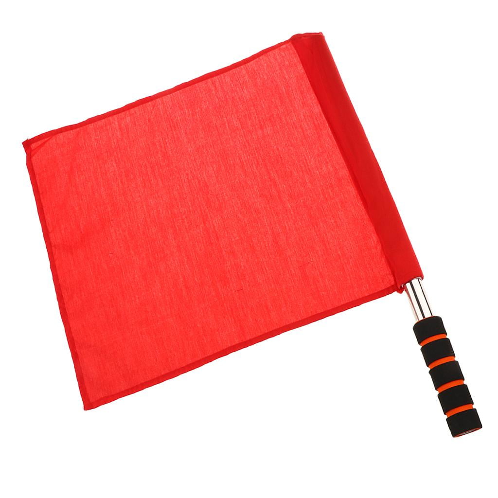 harayaa 4pcs Referee Football Lineman Flag Athletic Competition Flag Field Sports Judge