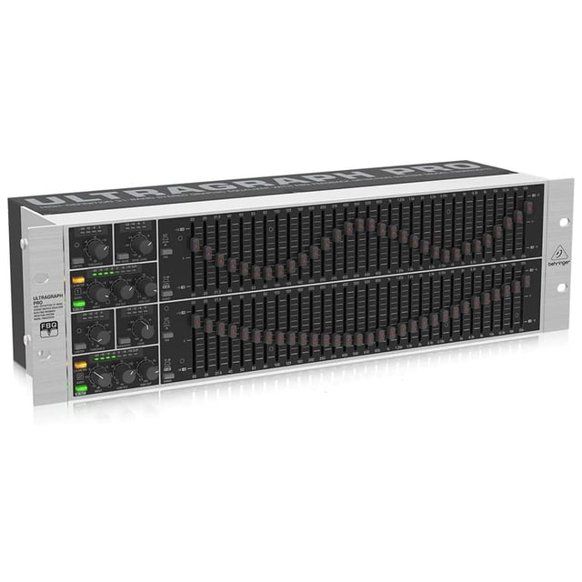 Ecualizador gráfico Behringer FBQ6200HD estéreo de 31 bandas
