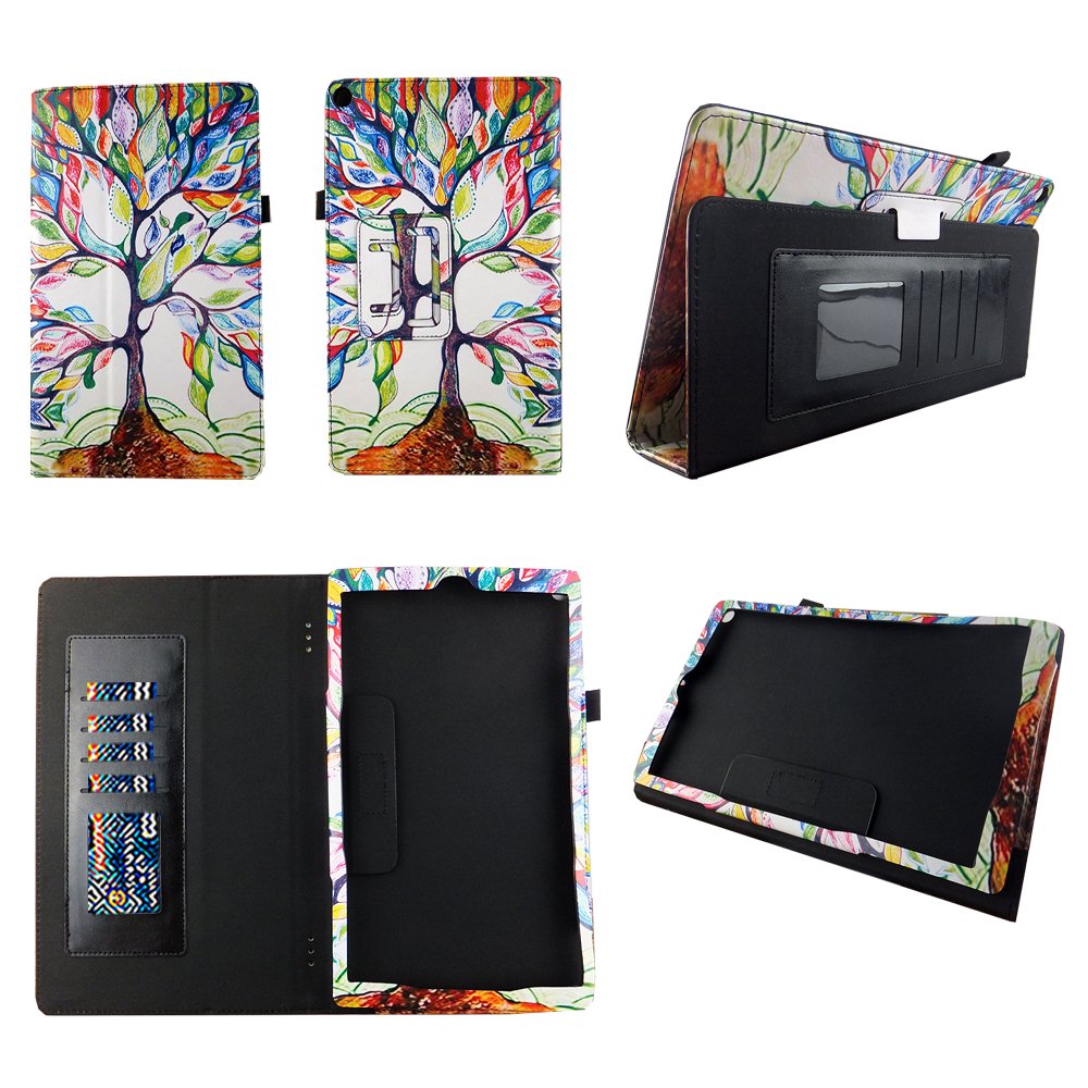 Lovely Tree Case for Amazon Kindle Fire HD 10 Tablet (7th Generation