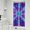 Purple Blue Tie, variant on Blue Purple Tie Dye Pattern Shower Curtain 36"x72" ,Bathroom Decorative Shower Curtains Set with 12 Hooks,Modern Waterproof Washable Shower Curtain