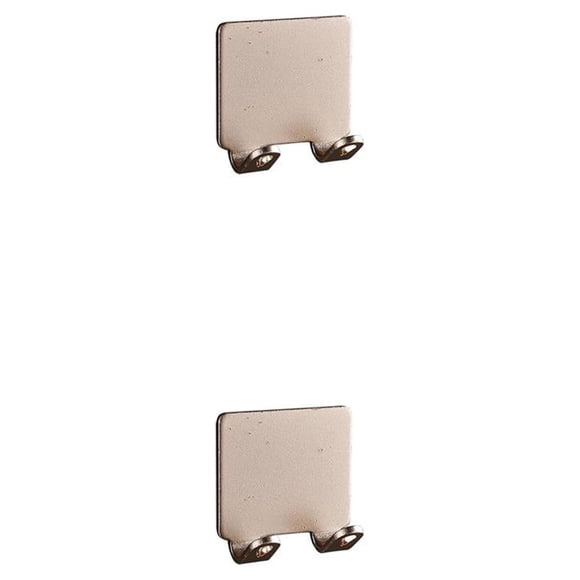 Soporte para máquina de afeitar Inteprter Colgador Adhesivo para Ducha Montado en la Pared Aluminio Extraíble Oro 2Conjunto