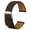 Brown, variant on Suede Leather Watch Band,18mm Perforated Replacement Wristband for Men Women,Classic Retro Watch Strap,Red