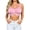 1PC/Pink, variant on qolati Push Up Bras for Women Comfort Seamless Stretchy Everyday Bras Ribbed Knit Adjustable Straps Wireless T Shirts Bras Size, S-3XL