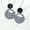 006, variant on Classic Black White Dot Striped Design Personalized Earrings Jewelry-009