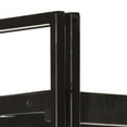 thumbnail image 3 of vidaXL 5-Tier Bookcase Black 23.6"x11.8"x70.9" Solid Mango Wood, 3 of 10