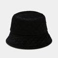 thumbnail image 5 of CoCopeaunts Bucket Hat for Women Autumn Winter Warm Solid Quilted Plaid Fisherman Hat Casual Version Outdoor Flat-top Basin Hat, 5 of 8