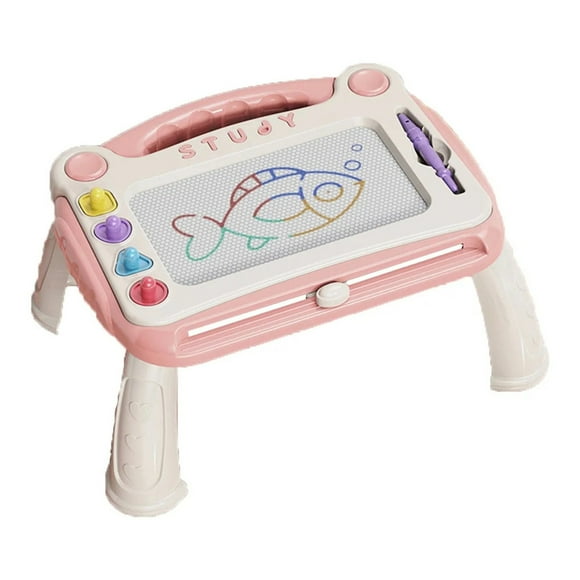 BINGLI Tableau à Dessin Magnétique Jouets pour Tout-Petits - Tableau de Gribouillage pour Tout-Petits 1-3 - Jouet Éducatif d'Apprentissage Gravure Croquis Écriture Tableau de Gribouillage Âge 2-4 Jeux de Voyage - Cadeaux d'Anniversaire Noël pour Filles
