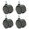 thumbnail image 4 of 4pcs 1.5in Casters, Furniture Casters, Universal Wheels, Threaded Universal Wheels, 4 of 8