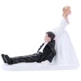 thumbnail image 1 of Adorno para tartas Anself de resina sintética para novia y novio, 1 of 7
