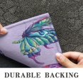 thumbnail image 6 of Purple Butterfly Colorful Pattern Door Rugs,Washable Non Slip Door Mats Indoor,Decorative Door Mats,Entry Mat Indoor for Entrance,Bedroom,Kitchen,Bathroom,16"x24", 6 of 6